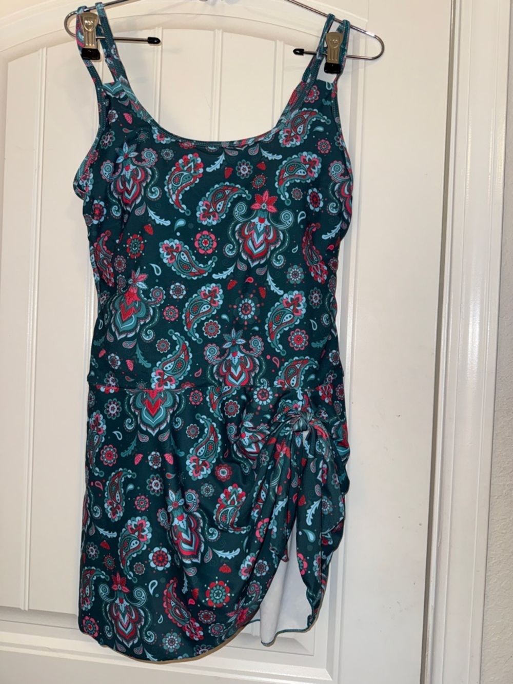 Eomenie Paisley One-Piece Sz L - Picture 2 of 11